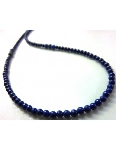 Collier lapis 3 et 5mm