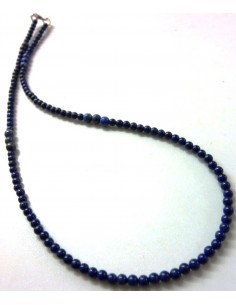 Collier lapis 3 et 5mm 2