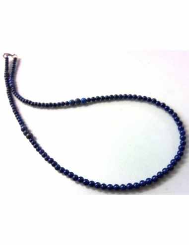 Collier lapis 3 et 5mm