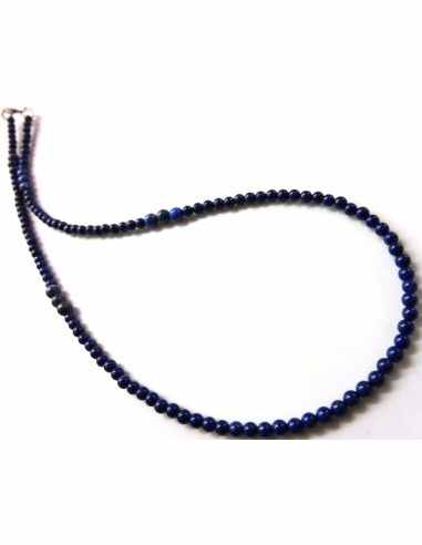 Collier lapis 3 et 5mm