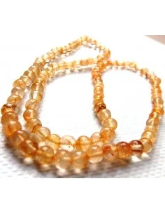 Mala bouddhiste citrine
