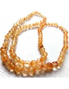 Mala bouddhiste citrine 2
