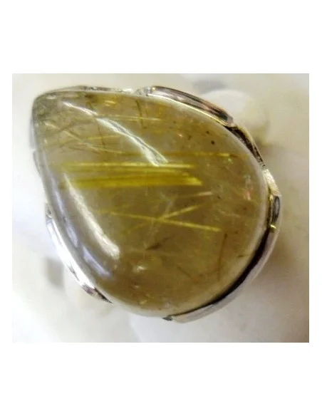 Quartz rutile en bague Quartz rutile en bague