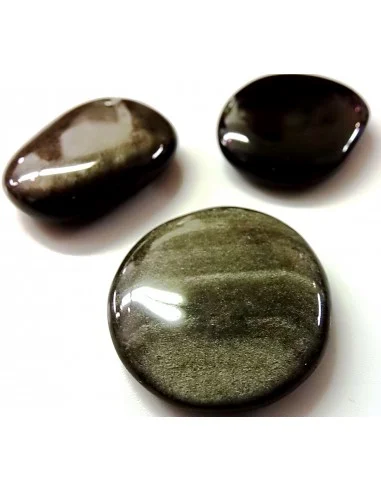 Obsidienne doré galet