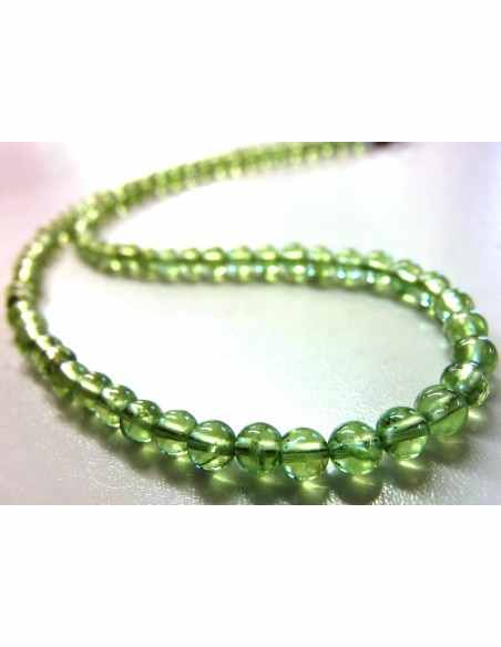 Péridot collier 5mm Péridot collier 5mm