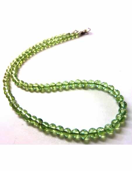 Péridot collier 5mm Péridot collier 5mm