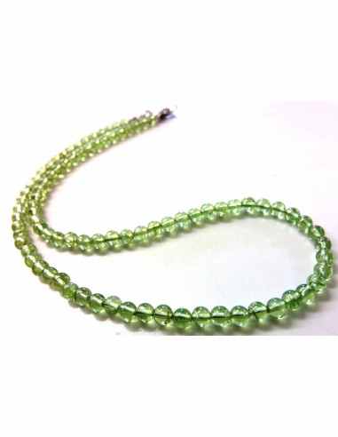 Péridot collier 5mm