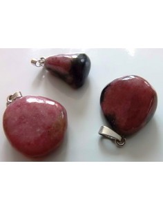 Rhodonite pendentif argent 2
