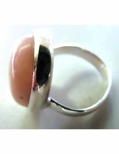 Opale rose bague