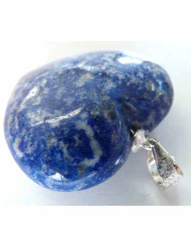 Coeur lapis lazuli pendentif