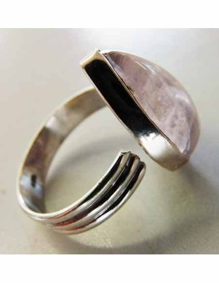 Quartz rose argent bague Quartz rose argent bague