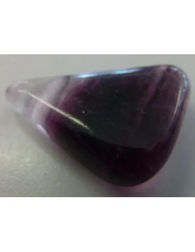 Fluorite pierre percé - pendentif