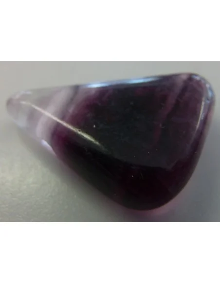 Fluorite pierre percé - pendentif