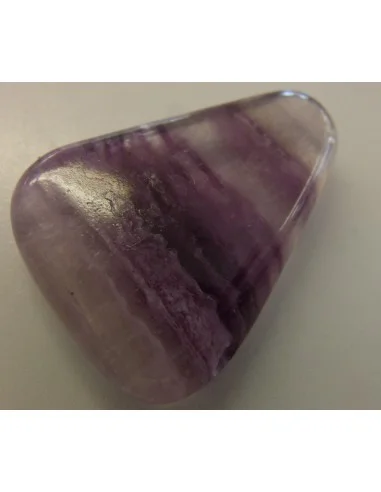 Fluorite pierre percé - pendentif