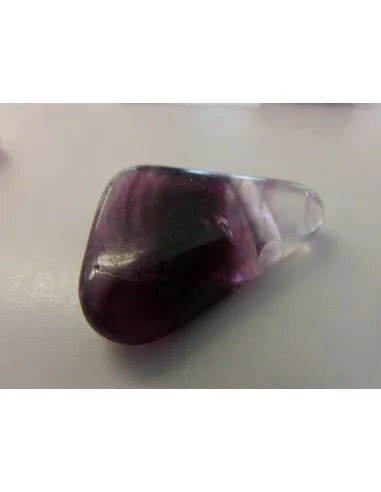 Fluorite pierre percé - pendentif