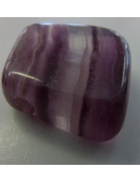 Fluorite pierre percé - pendentif