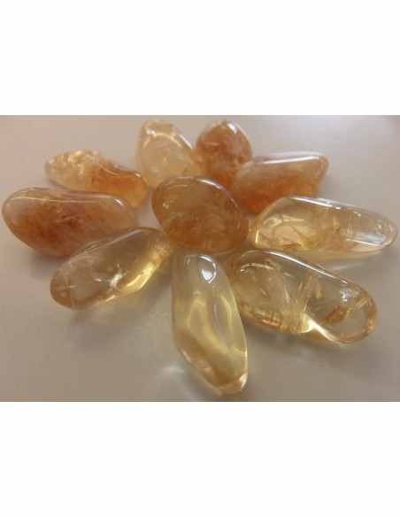 Citrine polis 5 à 7g