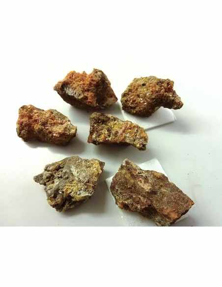 Wulfenite, mimetite mineral