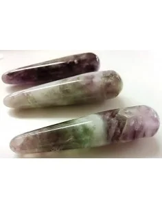 Fluorite pointe massage