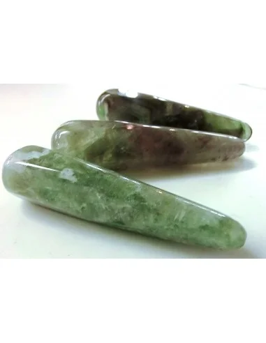 Fluorite pointe massage