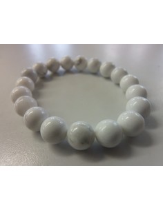 Bracelet Magnésite, Howlite 10mm