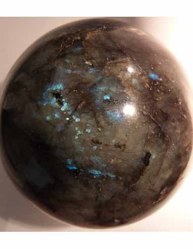 Sphere labradorite  95mm
