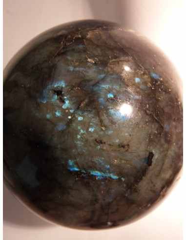 Sphere labradorite  95mm