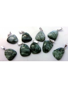 Pendentif seraphinite caochon 2