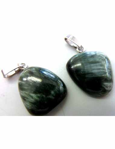 Pendentif seraphinite caochon
