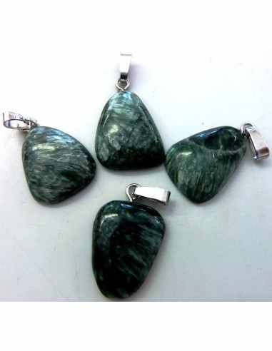 Pendentif seraphinite caochon