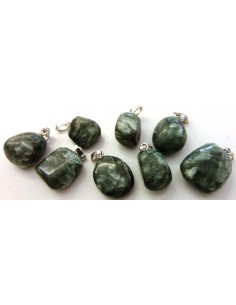 Pendentif seraphinite argent