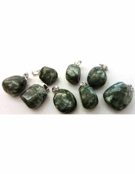 Pendentif seraphinite argent Pendentif seraphinite argent