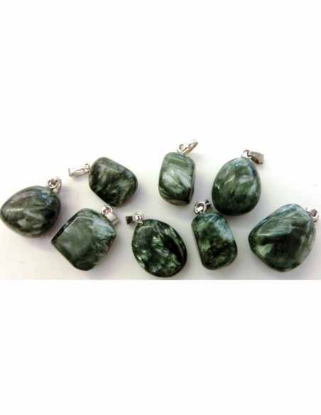 Pendentif seraphinite argent Pendentif seraphinite argent
