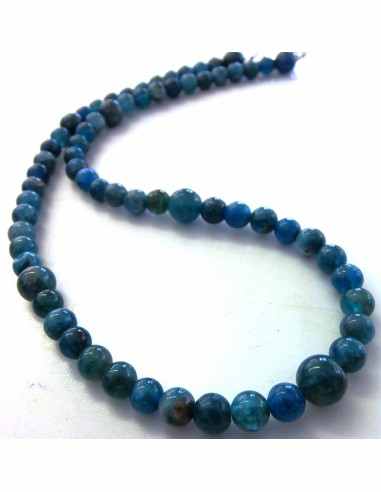 Collier apatite bleue