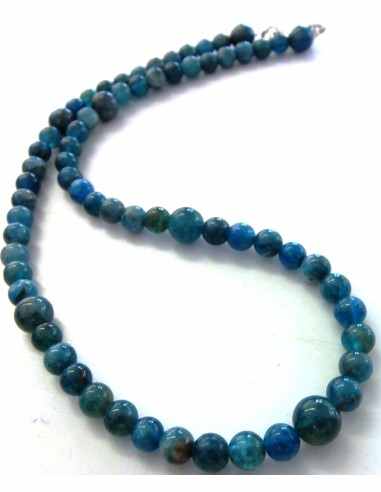 Collier apatite bleue