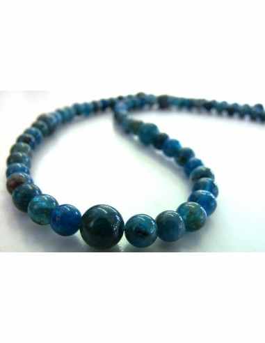 Collier apatite bleue