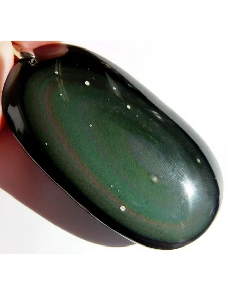 Obsidienne oeil celeste grand pendentif Obsidienne oeil celeste grand pendentif