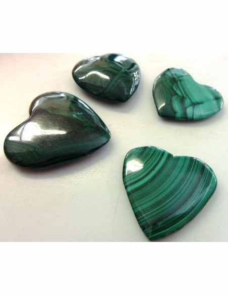 Coeur Malachite cabochon Coeur Malachite cabochon