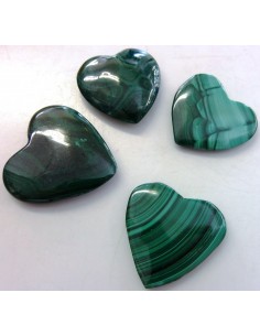 Coeur Malachite cabochon 2