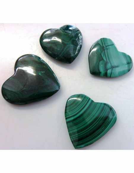 Coeur Malachite cabochon Coeur Malachite cabochon