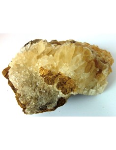 Calcite, fluorite dore cristallisé forme oiseaux