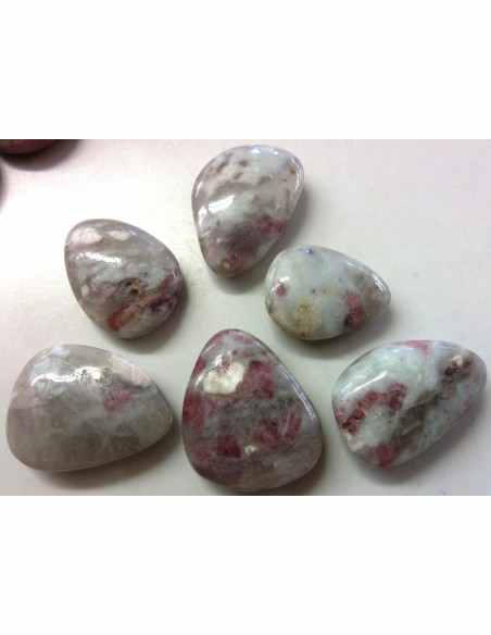 Tourmaline rose galet Tourmaline rose galet