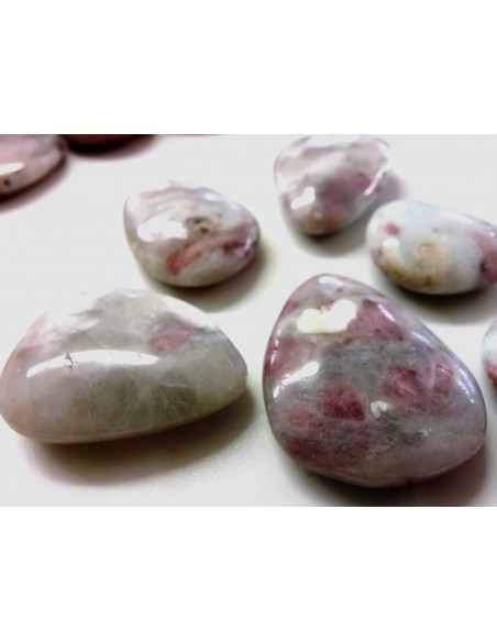 Tourmaline rose galet Tourmaline rose galet