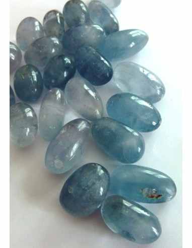 Celestine, celestite roulée 13 a 18g