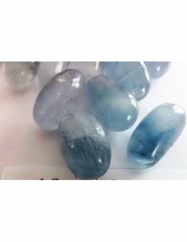 Celestine, celestite roulée 13 a 18g