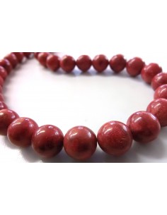 Collier Corail rouge 11,5mm 2