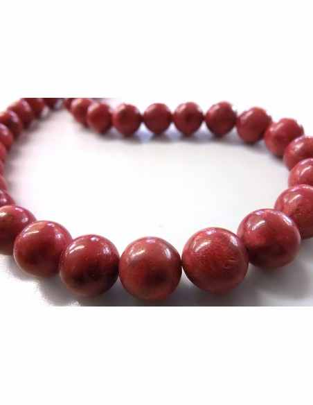 Collier Corail rouge 11,5mm Collier Corail rouge 11,5mm