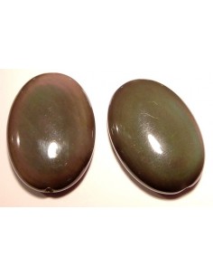 Obsidienne Oeil celeste 24mm