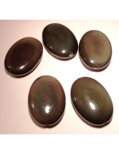 Obsidienne Oeil celeste 24mm 2