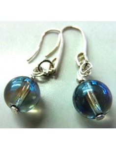 Boucles aqua aura bleu siberien